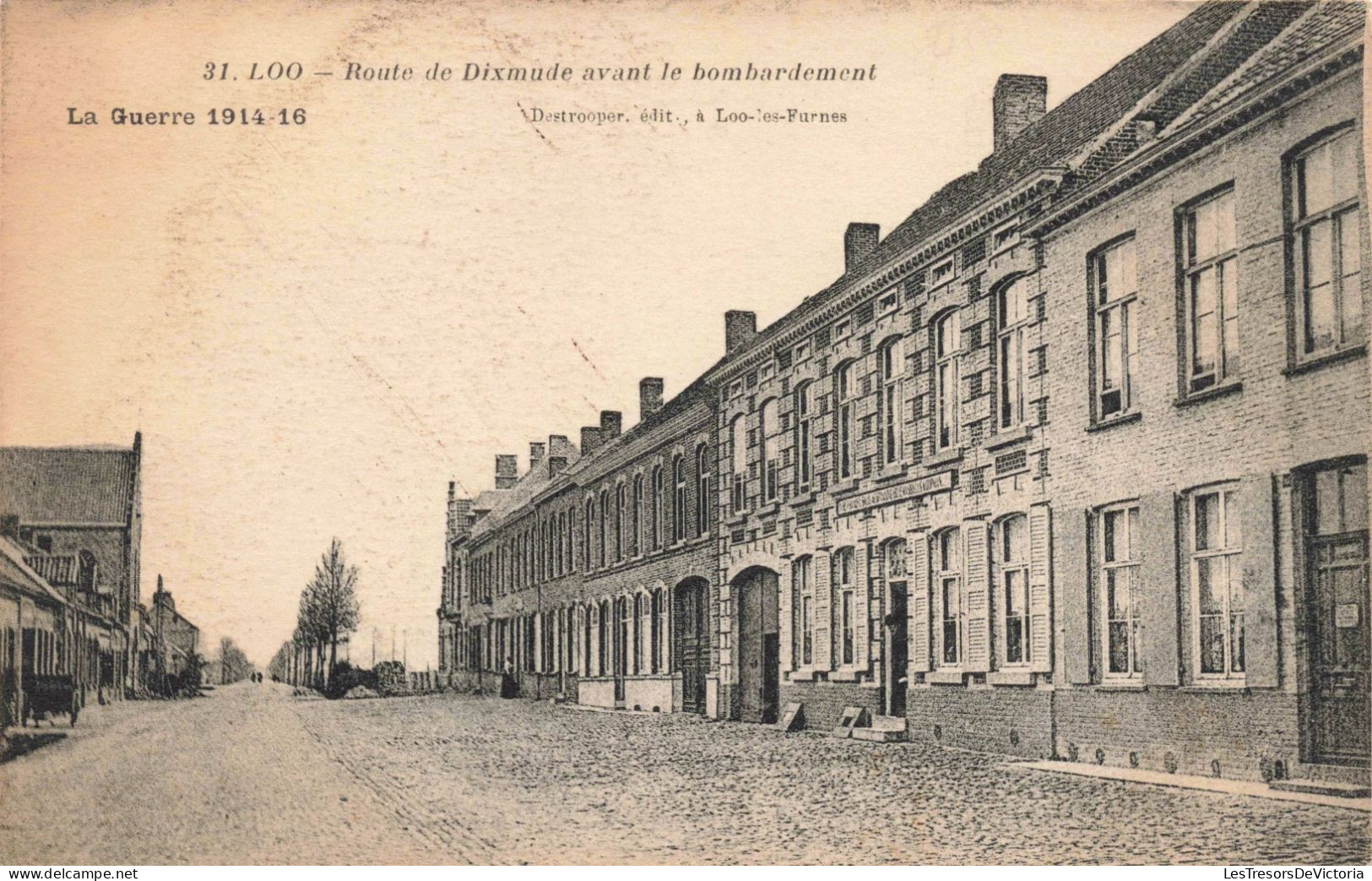 BELGIQUE - Dixmude  - Rue De Dixmude Avant Le Bombardement - Guerre - Carte Postale Ancienne - Diksmuide