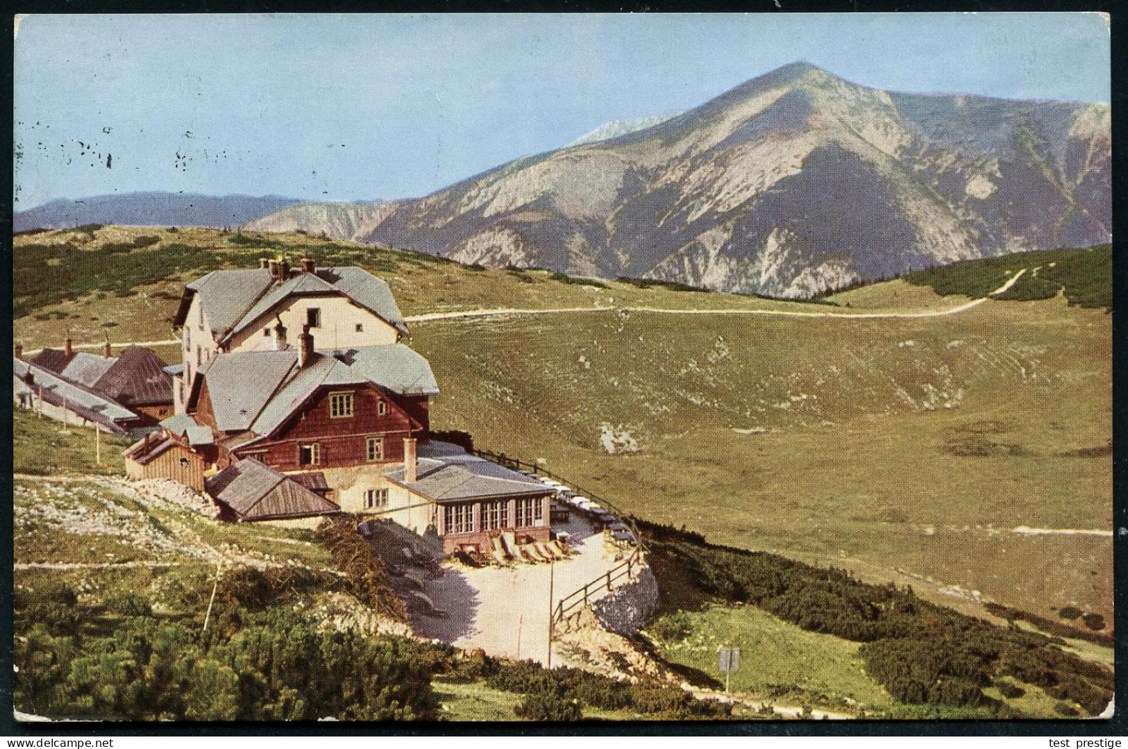 ÖSTERREICH 1936 (21.9.) Schw. Ra.3: RAXSEILBAHN-BERGSTATION/**/P. HIRSCHWANG = Hauspostamt Seilbahn-Station (PSt.II) + R - Non Classés