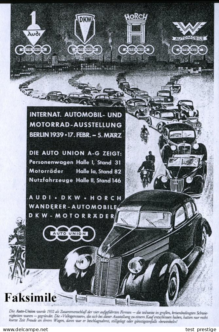 MÜNCHEN 2/ HDB/ =170=/ DKW-Pauli.. 1937 (25.11.) Seltener Freimarkenstempel = Frankierapparat Zur Vorausentwertung Utoma - Coches