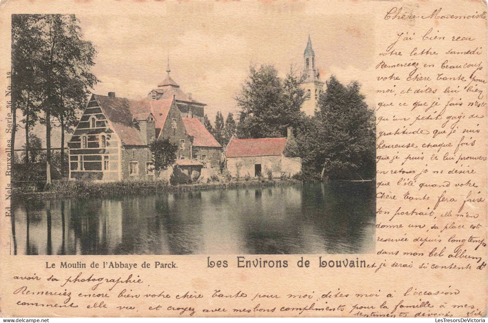 BELGIQUE - Louvain  - Le Moulin De L'abbaye De Parc - Les Environs De Louvain - Colorisé - Carte Postale Ancienne - Leuven