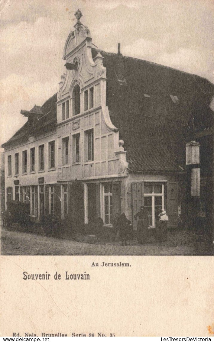 BELGIQUE - Louvain  - Souvenir De Louvain  - Au Jérusalem - Carte Postale Ancienne - Leuven