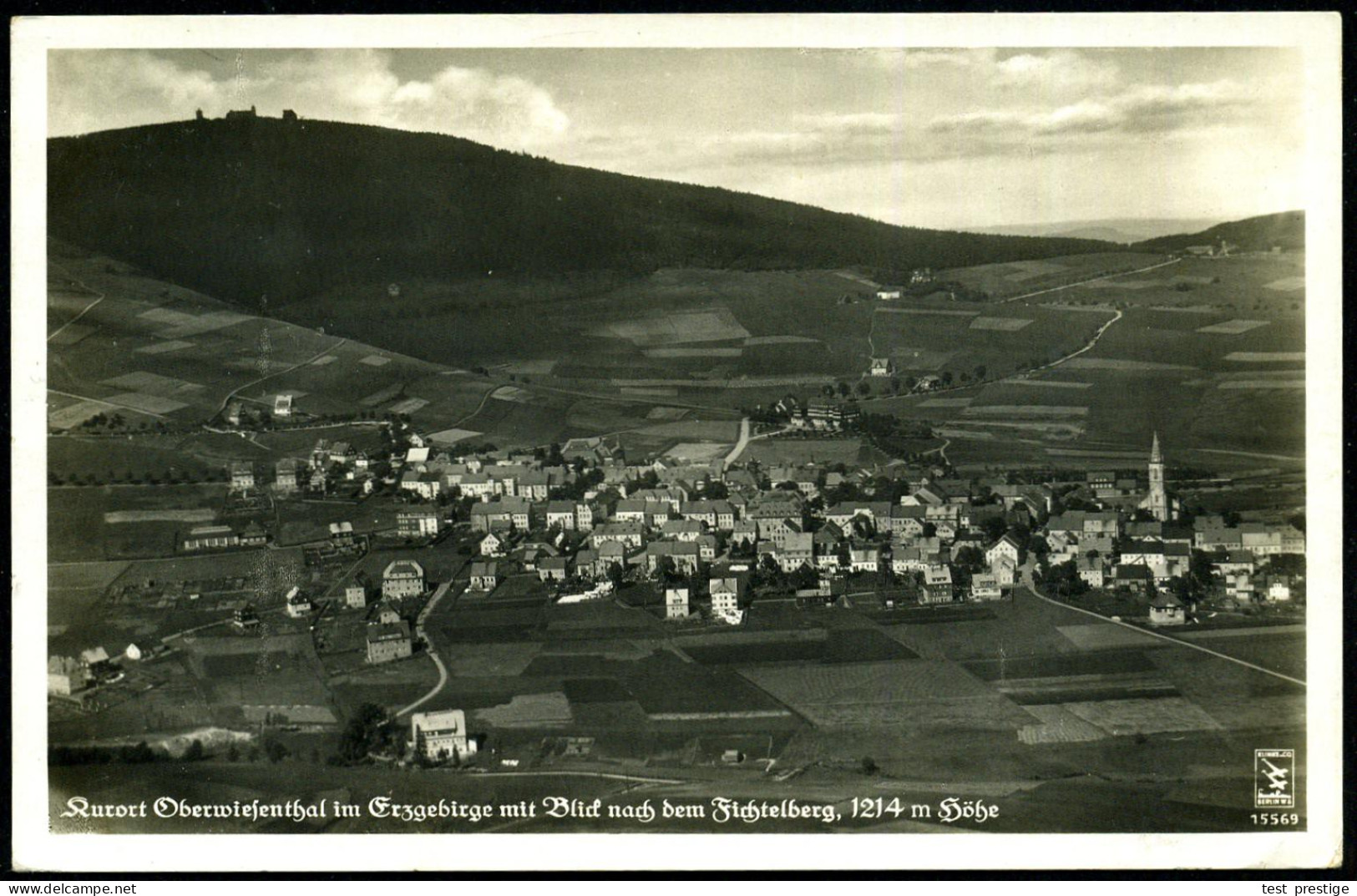 OBERWIESENTHAL (SACHS)/ Der Ideale Höhenluftkurort/ 1214m/ Fichtelberghaus.. 1939 (11.6.) AFS Francotyp = Hauspostamt Fi - Autres