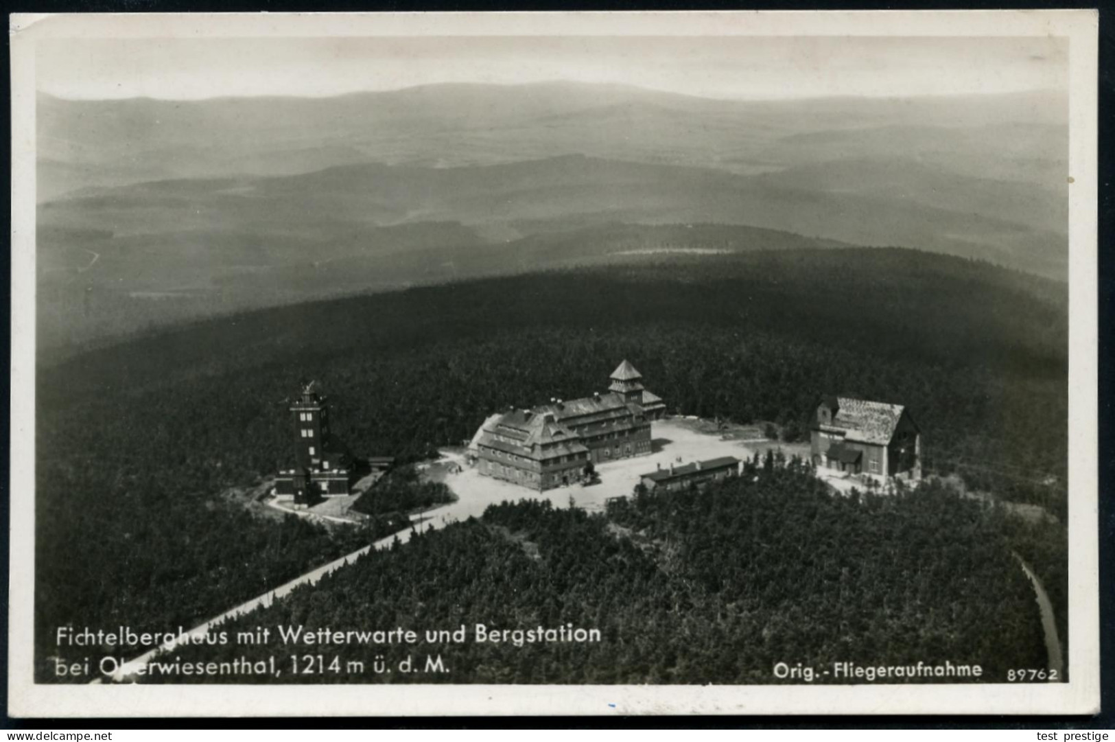 OBERWIESENTHAL (SACHS)/ Der Ideale Höhenluftkurort/ ..1214m/ Fichtelberghaus 1939 (12.7.) AFS Francotyp 006 Pf. = Fichte - Other