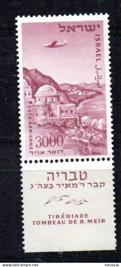 Sello   Nº A-17   Israel - Airmail