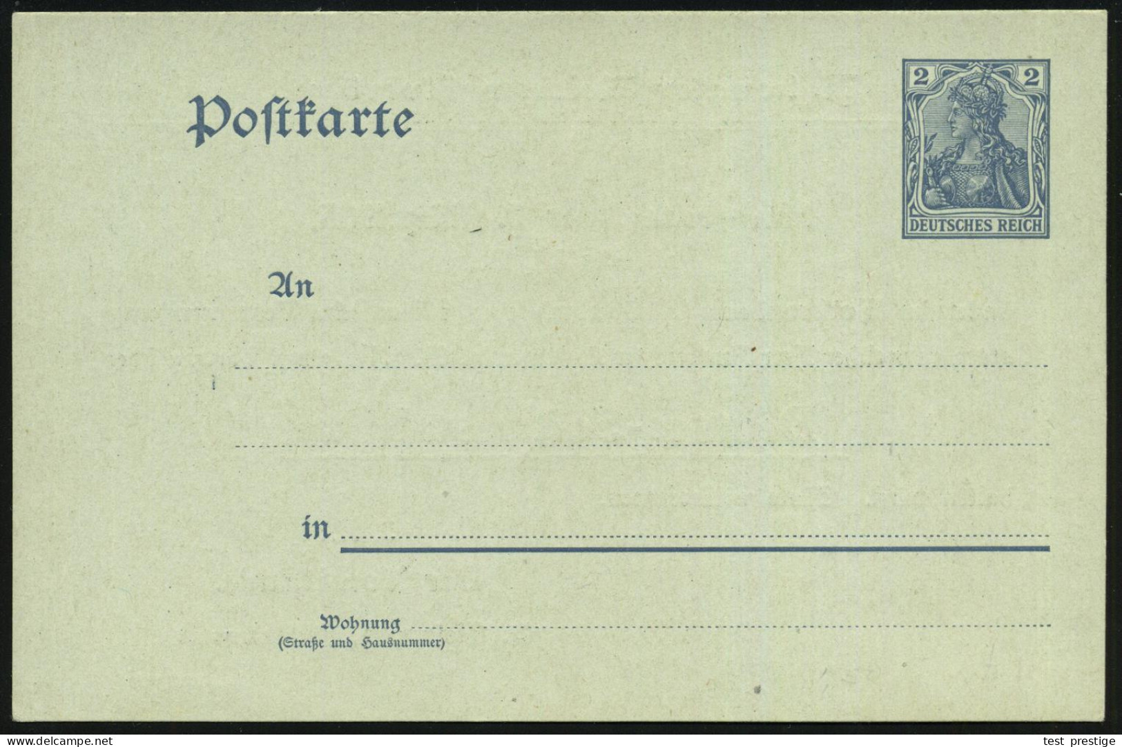 München 1905 (3.3.) Amtl. Orts-P 2 Pf. Germania + Rs. Zudruck: Nationaler Reichswahlverband.. Hofbräuhaus..Vortrag über  - Andere & Zonder Classificatie