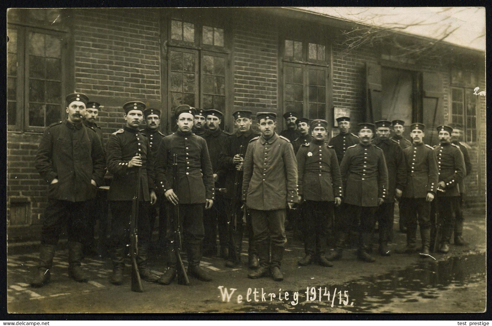 LOCKSTEDT/ LAGER/ *(HOLSTEIN)/ A 1915 (24.2.) 1K-Brücke Mit UB "a" = Hauspostamt Truppenübungsplatz Auf Individueller S/ - WW1