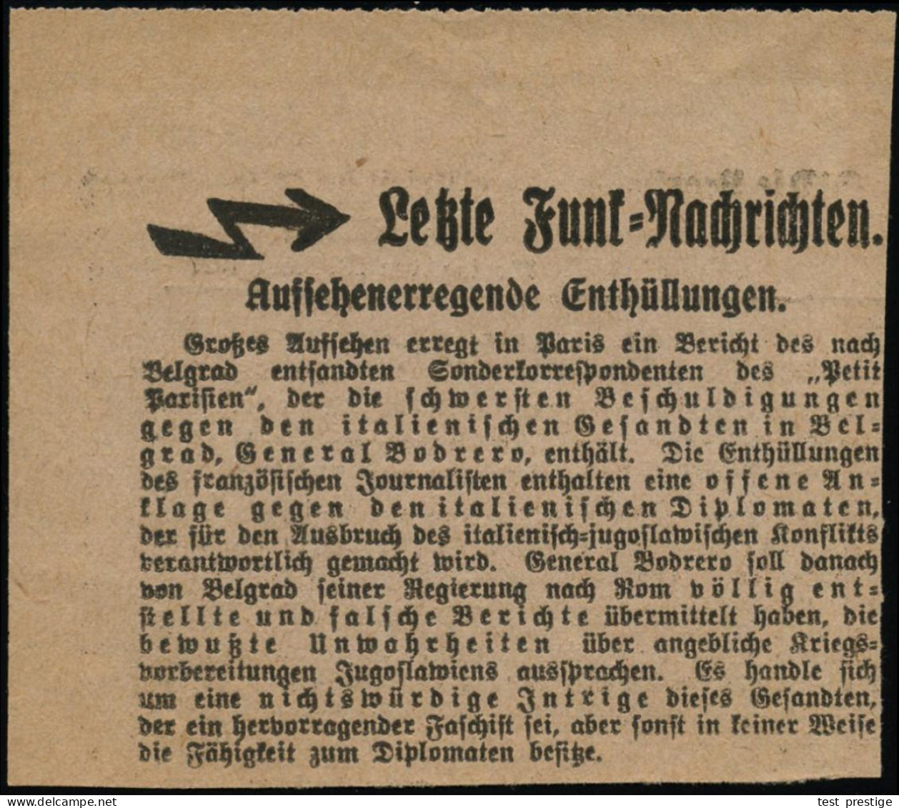 ELBING/ *1g 1927 (29.3.) MaWellenSt A. EF 10 Pf. Friedr. D. Große = Inland-Tarif ! + Hs. Vermerk: "..Deutsche Gesandtsch - Otros & Sin Clasificación