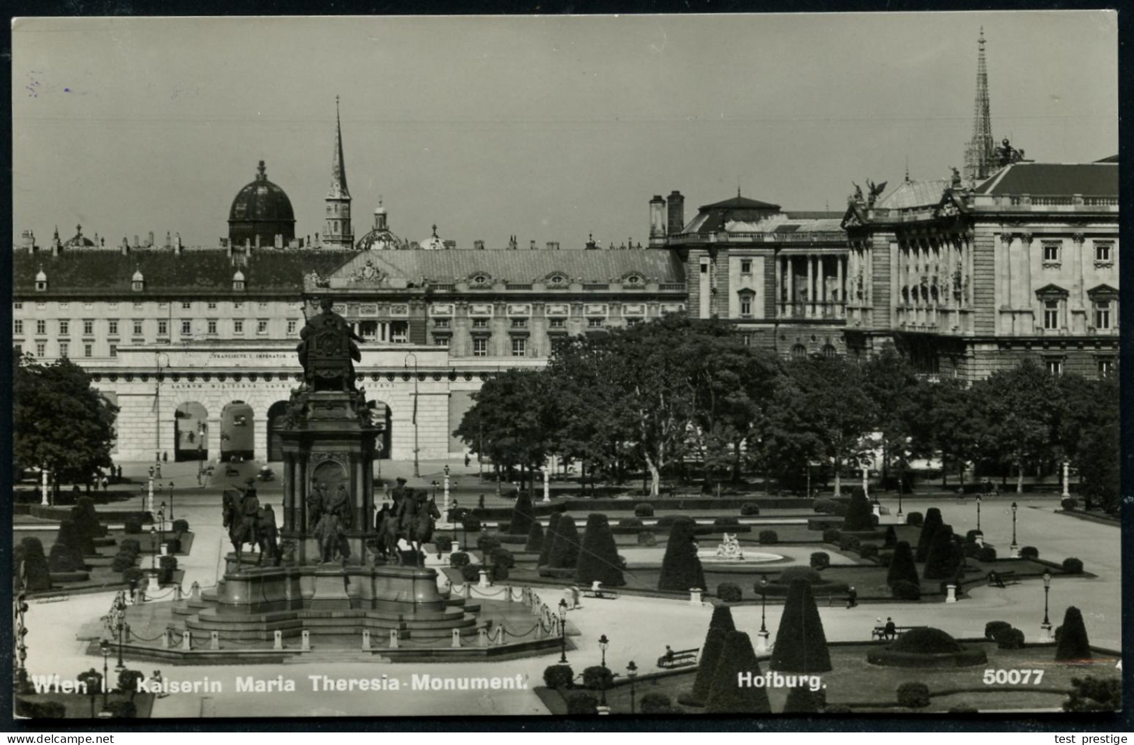 Wien/ Ein Volk-Ein Reich-Ein Führer 1938 (10.4.) Schw. SSt (unten Etw. Undeutl.) = Hitlers Auftritt In Wien Nach Der Ann - Other