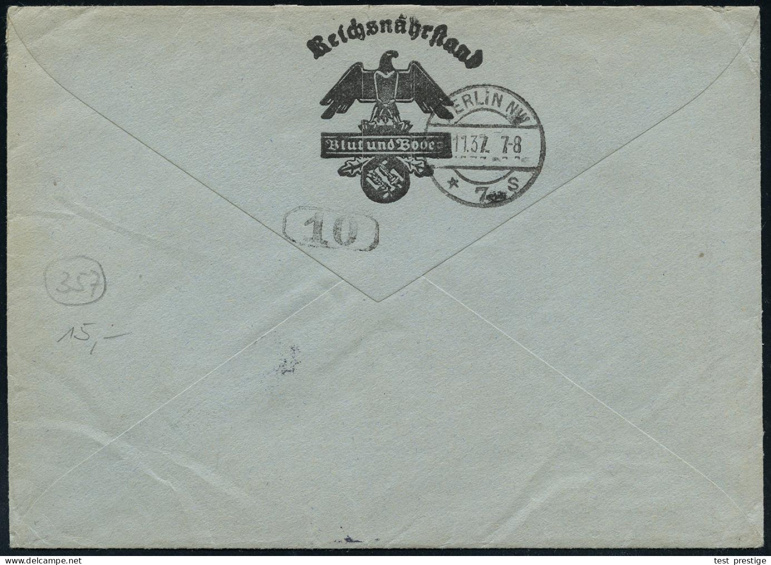 MÜNCHEN/ 36/ HDB/ Liest Auch Du Dein Wochenblatt?/ Reichsnährstand/ Reichsbauernschaft Bayern 1937 (2.11.) AFS Francotyp - Other & Unclassified