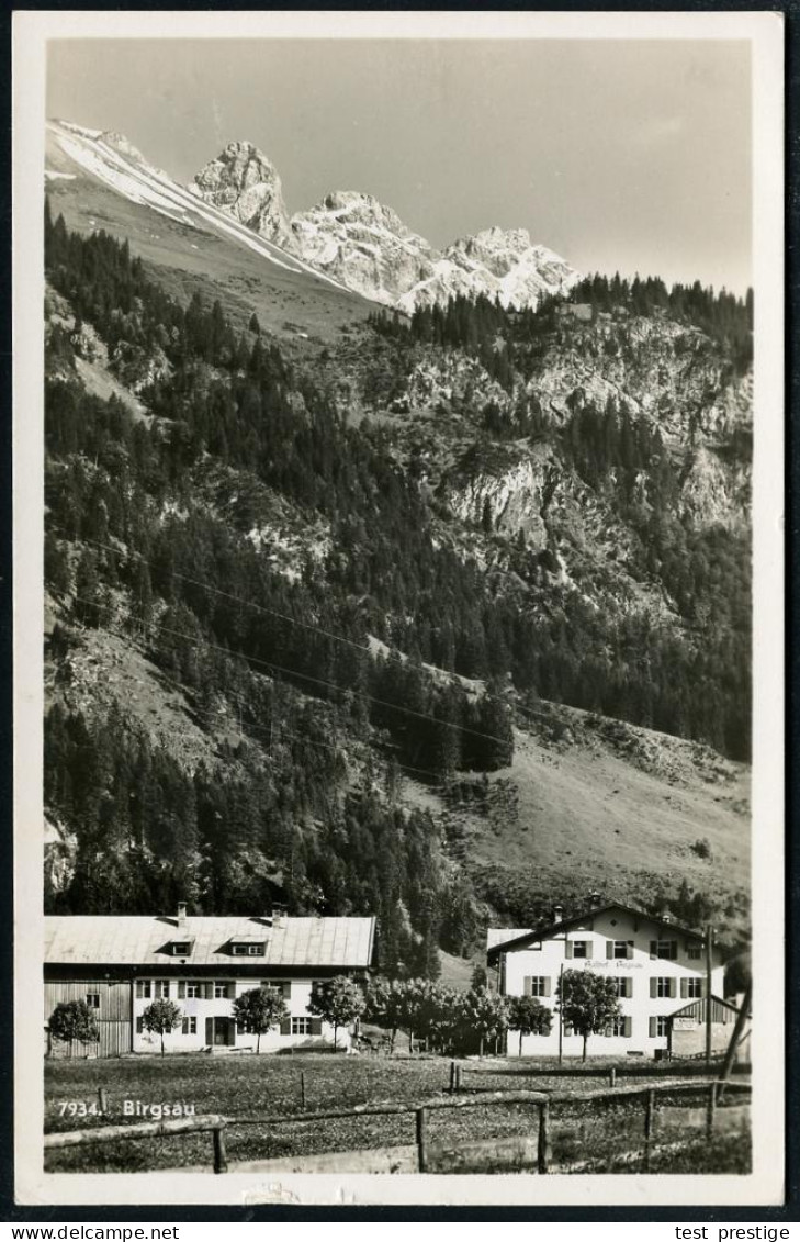 OBERSTDORF/ ***/ Zeltlager Der HJ/ Bann 104 Chemnitz.. 1935 (8.8.) MWSt = Hitlerjunge Vor Bergen, HJ-Emblem , Bedarfs-s/ - Andere & Zonder Classificatie