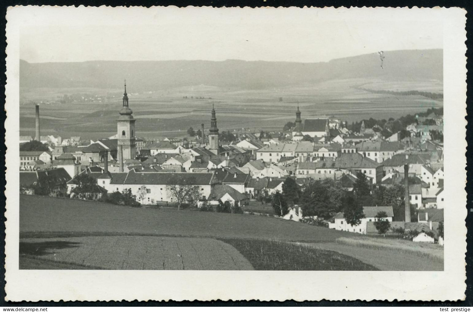 MÄHRISCH-TRÜBAU/ H 1938 (14.X.) Aptierter CSR-2K = Tschech. Ort Entfernt + Bl. HdN: 10.X. Mährisch-Trübau 1938/ Tag Der  - Autres & Non Classés