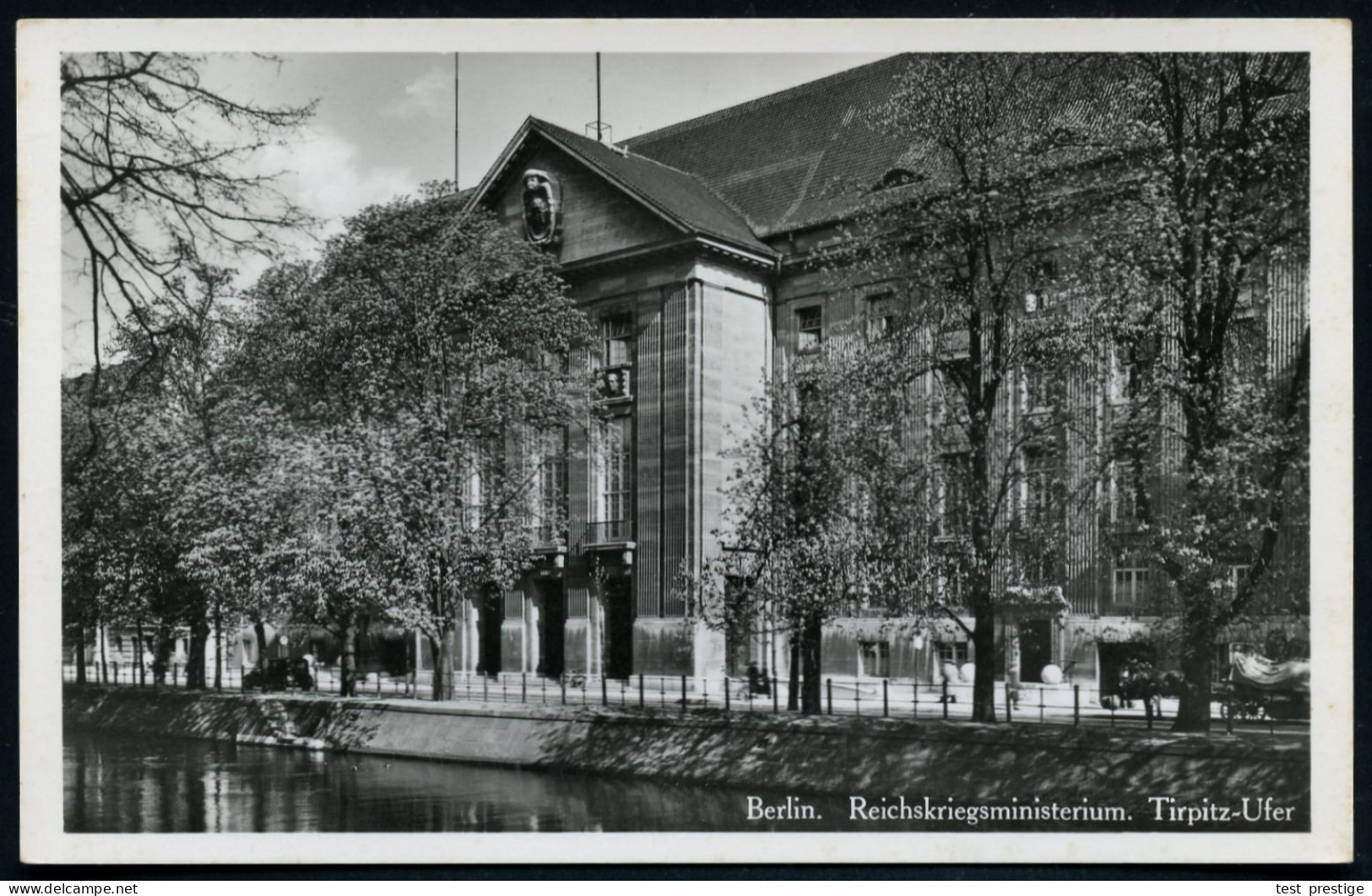 Berlin 1935 (ca.) S/w.-Foto-Ak.: Reichskriegsministerium, Tirpitz-Ufer (heute Bundes-Verteidigungs-Ministerium) Ungebr.  - Sonstige & Ohne Zuordnung