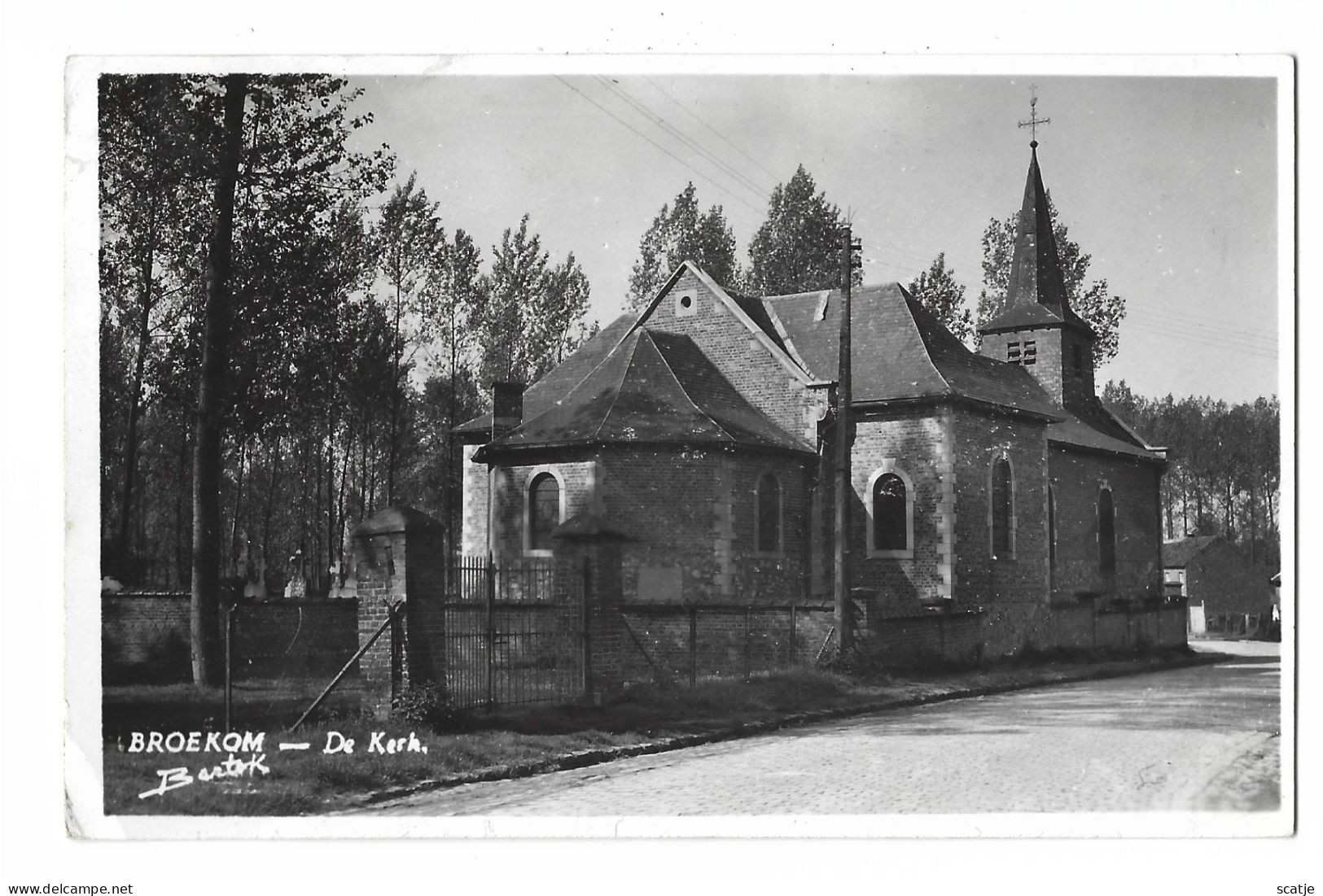 Broekom   -   De Kerk   -   05-09-1940   Naar   Brugge   -   FOTOKAART! - Borgloon