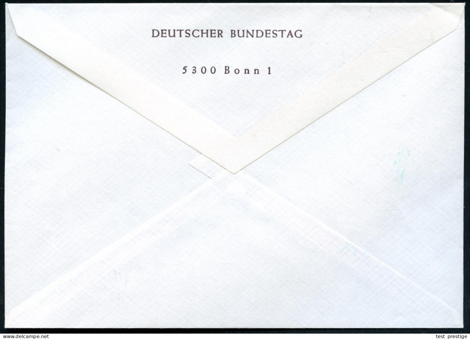 5300 BONN 12/ DEUTSCHER BUNDESTAG 1984 (28.6.) AFS Francotyp (Bundeshaus) Rs. Abs.-Vordr.: DEUTSCHER BUNDESTAG.. (Dü.E-2 - Other & Unclassified