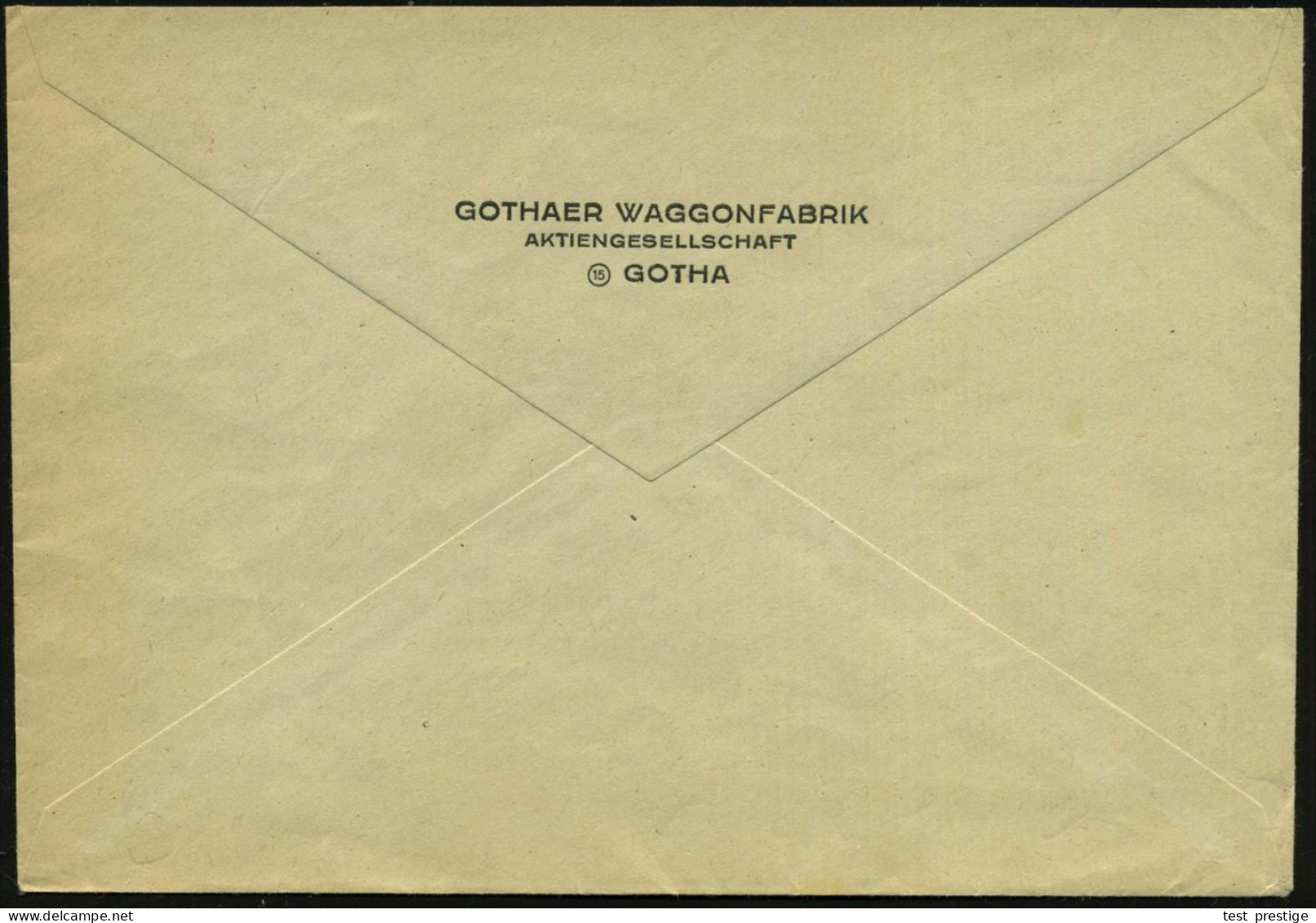 GOTHA 1/ DIE GOTHAS/ Gothaer/ Waggonfabrik 1946 (30.4.) Aptierter AFS = NS-Adler Und  "A.G." Entfernt = Notmaß-nahme! (F - Trains