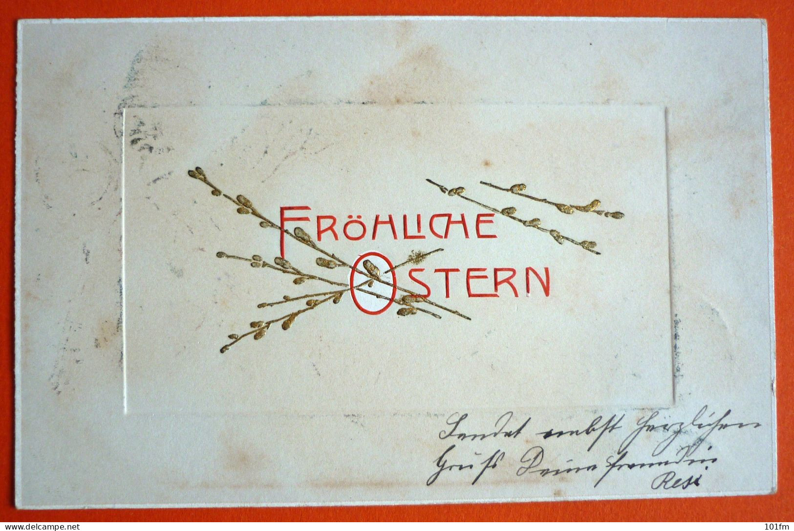 FROHLICHE OSTERN , USED 1906 - Ostern