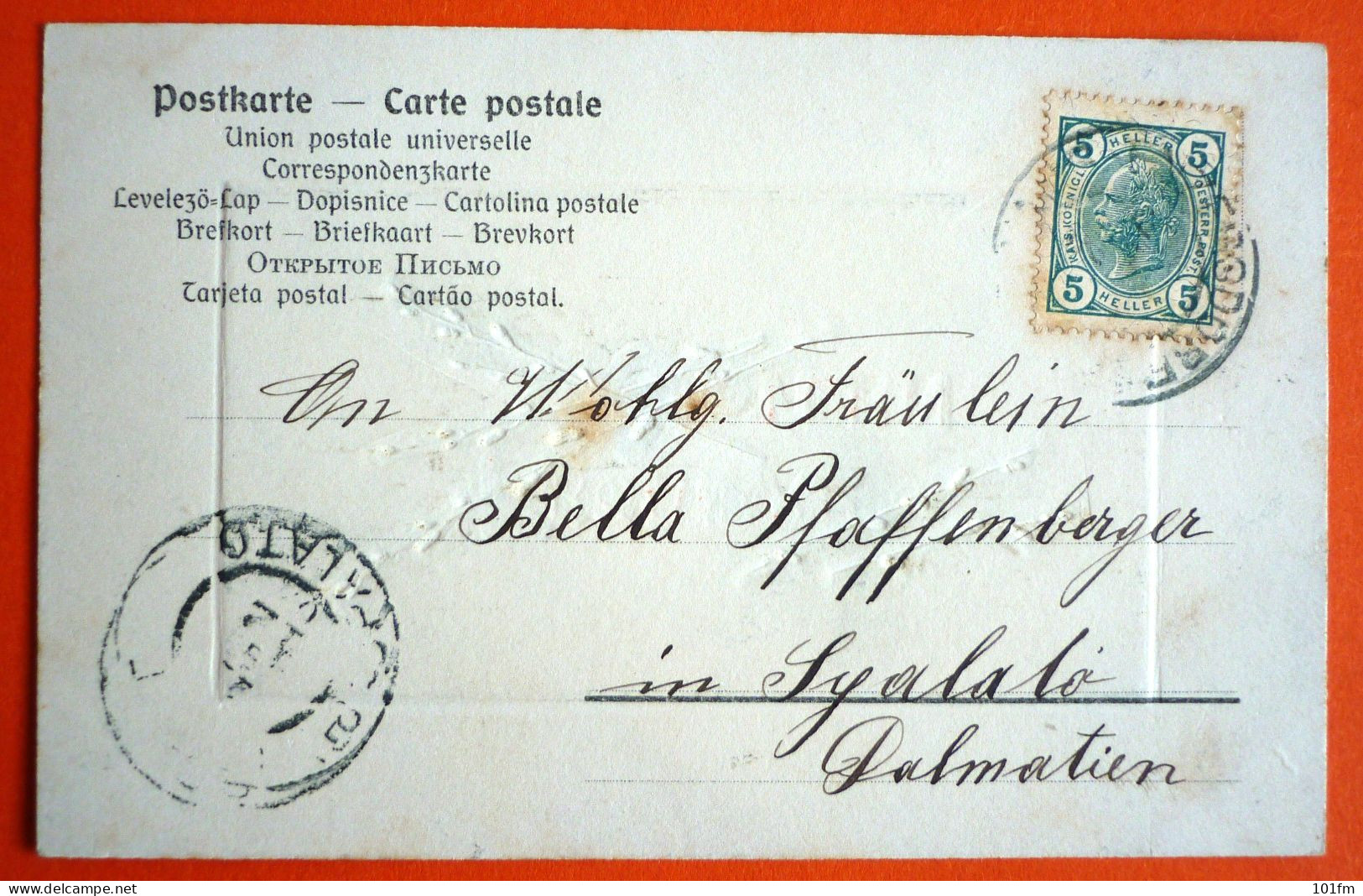 FROHLICHE OSTERN , USED 1906 - Ostern