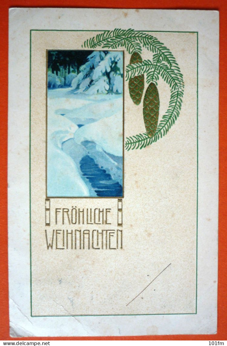 FROHLICHE WEIHNACHTEN , USED 1905 - Autres & Non Classés