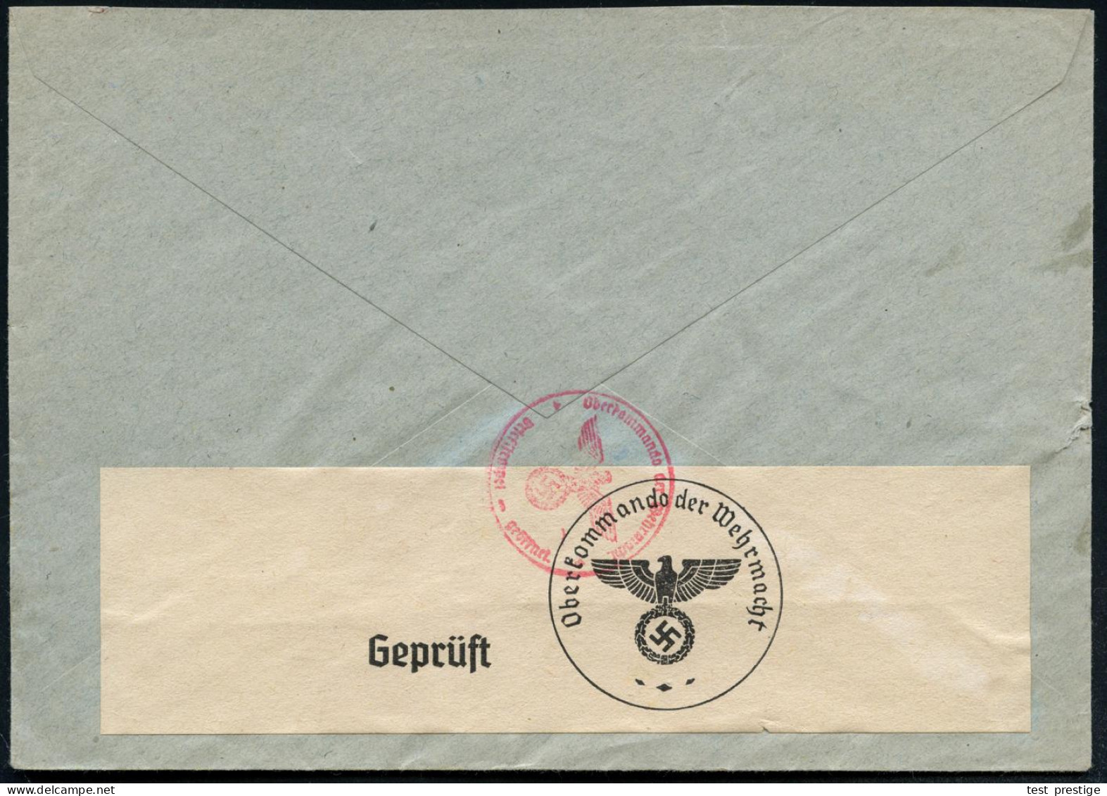 HENRIETTENHÜTTE/ WARSTEIN-/ HEEAG.. 1940 (1.6.) Seltener AFS Francotyp 025 Pf. (Firmenlogo: Krone, Kriegsbedingt Etw. Sc - Autres & Non Classés