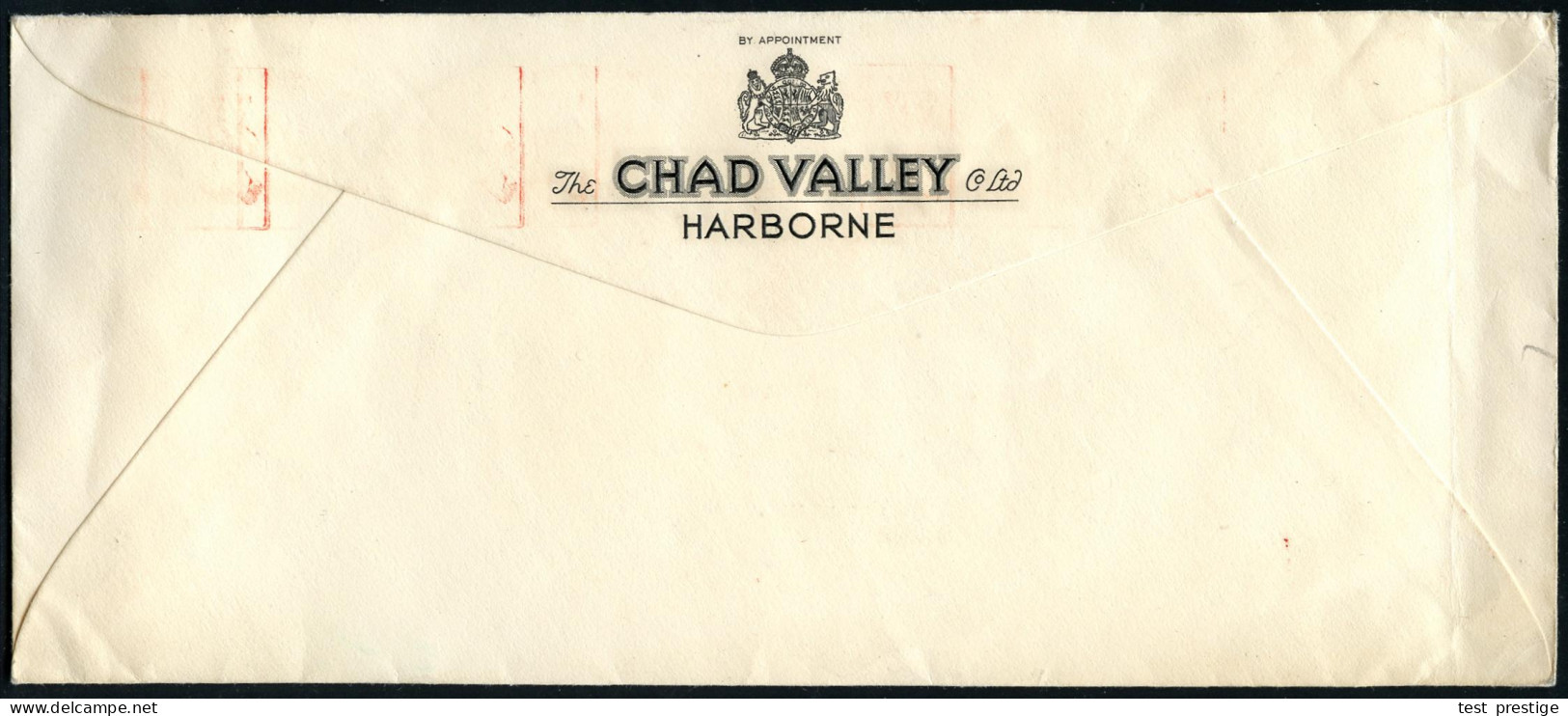 GROSSBRITANNIEN 1947 (30.7.) AFS Neopost: BIRMINGHAM/N 246/CHAD VALLEY/PLAYTHINGS = Teddy-Bär + Nachporto Schweiz 10 C., - Sin Clasificación