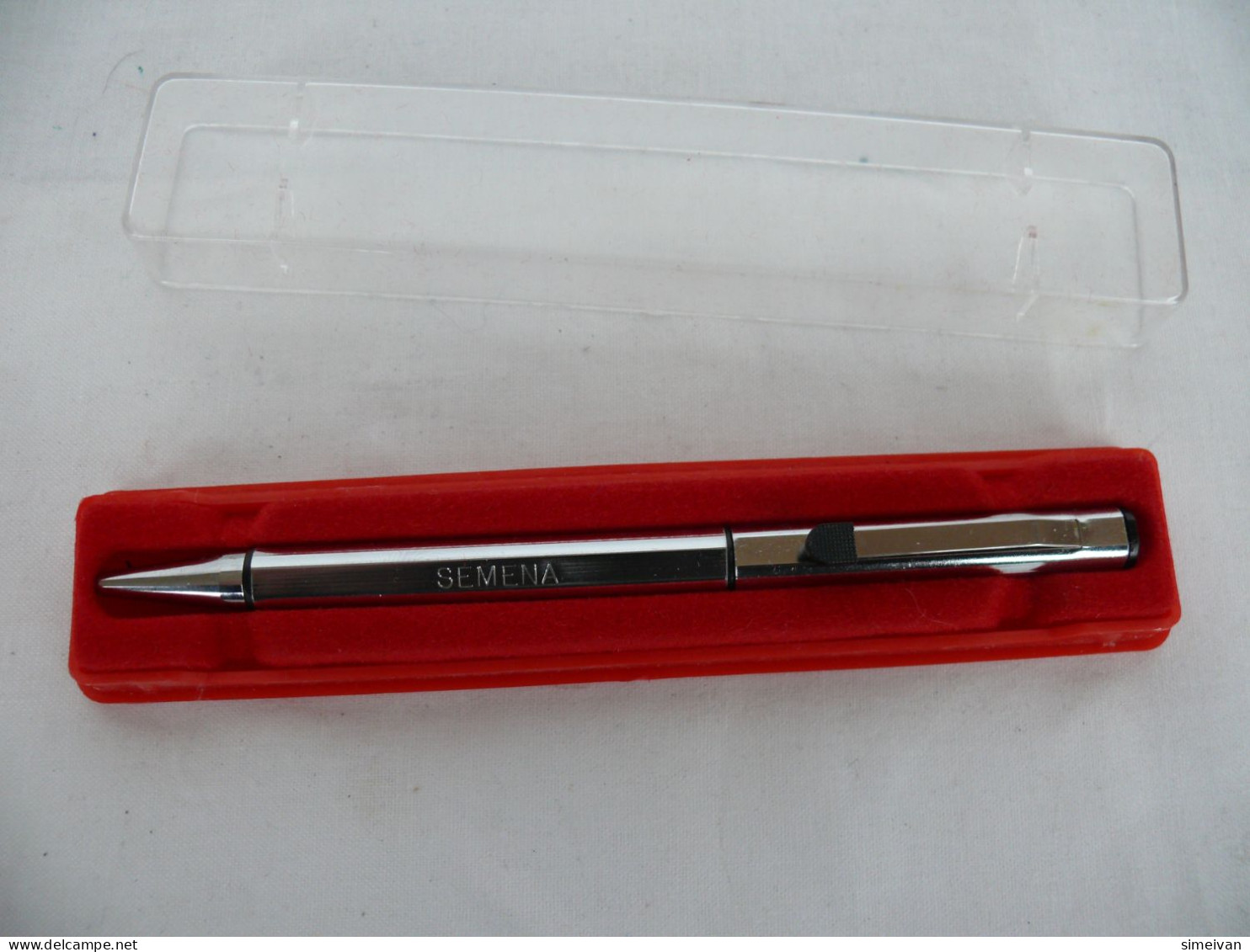 VINTAGE SIGNO METAL AND PLASTIC BALLPOINT PEN IN BOX #1669 - Pens