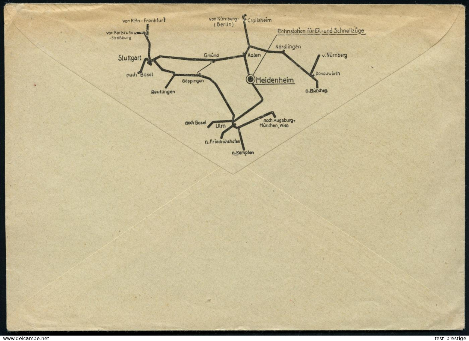 HEIDENHEIM/ (BRENZ)/ VOITH/ Erzeugnisse/ Haben/ Weltrug.. 1936 (13.2.) AFS Francotyp (Logo = Meereswelle) Klar Auf Motiv - Marítimo