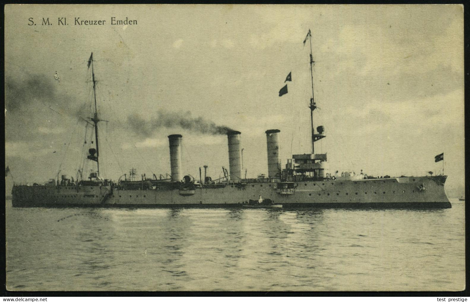 DEUTSCHES REICH 1917 (6.3.) 1K-BPA: KAIS. DEUTSCHE/MARINE-/SCHIFFSPOST/No. 28 A = S.M.S. "Baden II", Linienschiff, Ab 19 - Marítimo