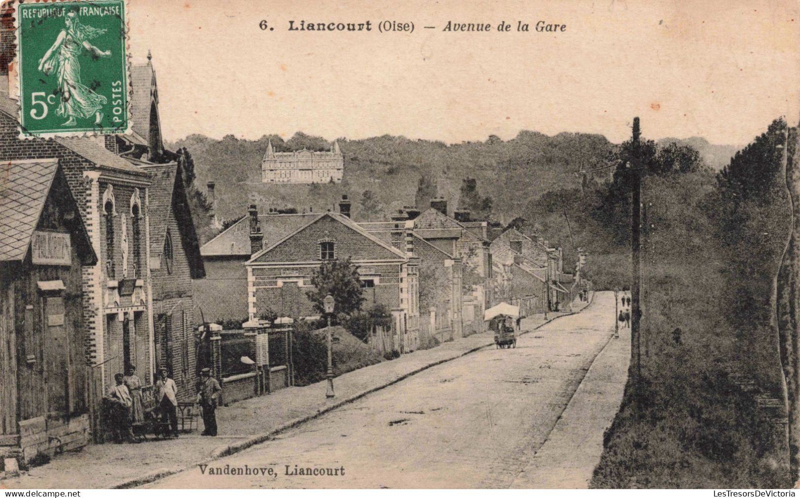 FRANCE - Clermont - Liancourt - Avenue De La Gare - Carte Postale Ancienne - Chaumont En Vexin