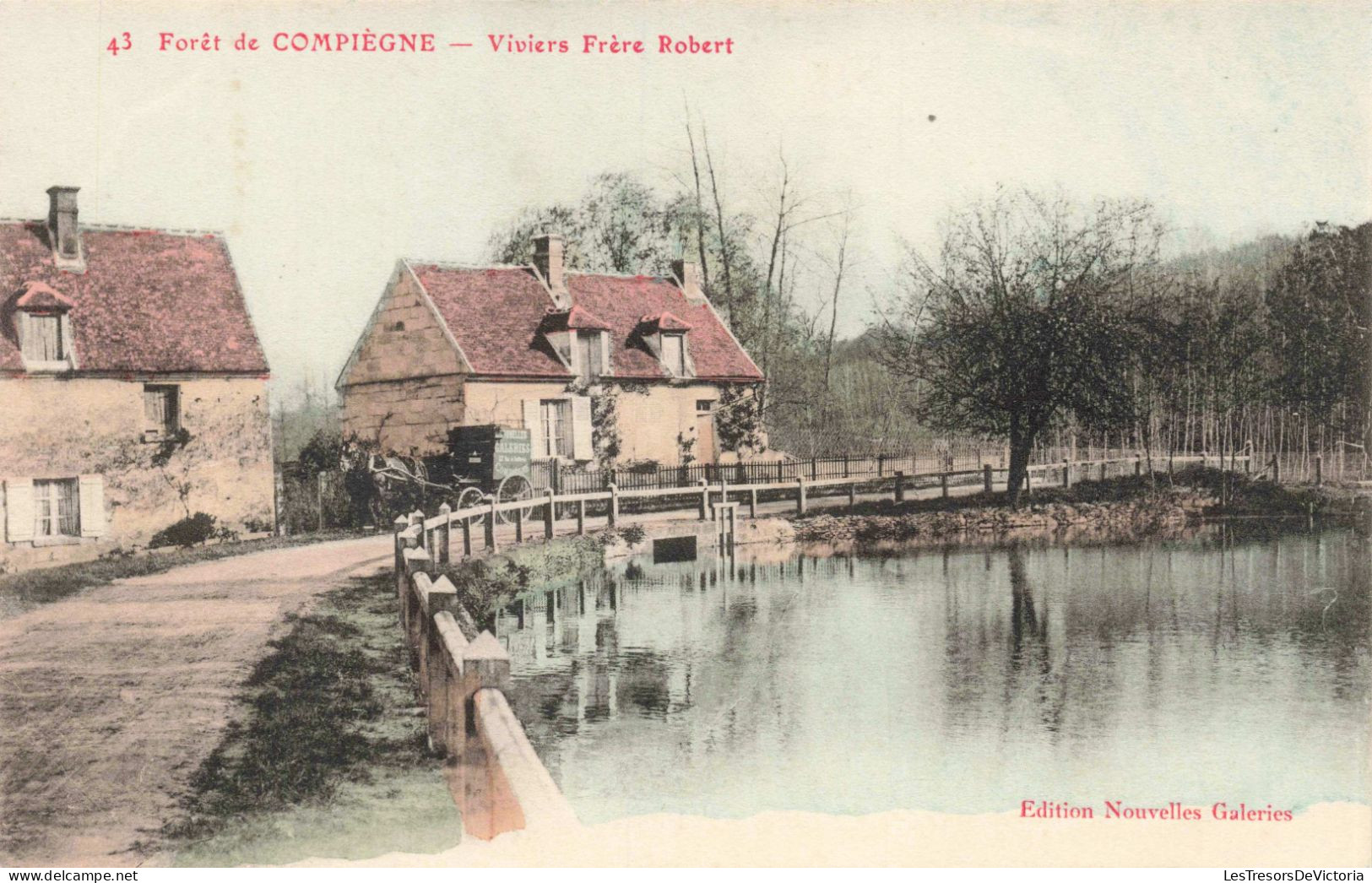 FRANCE - Compiègne - Forêt De Compiègne - Viviers Frère Robert - Colorisé - Carte Postale Ancienne - Compiegne