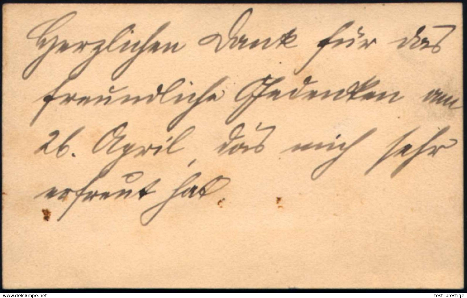 DEUTSCHES REICH 1885 (ca.) Orig. Visitenkarte "Staatssecretär Dr. V. Stephan, Generalpostmeister Des Deutschen Reiches,  - UPU (Universal Postal Union)