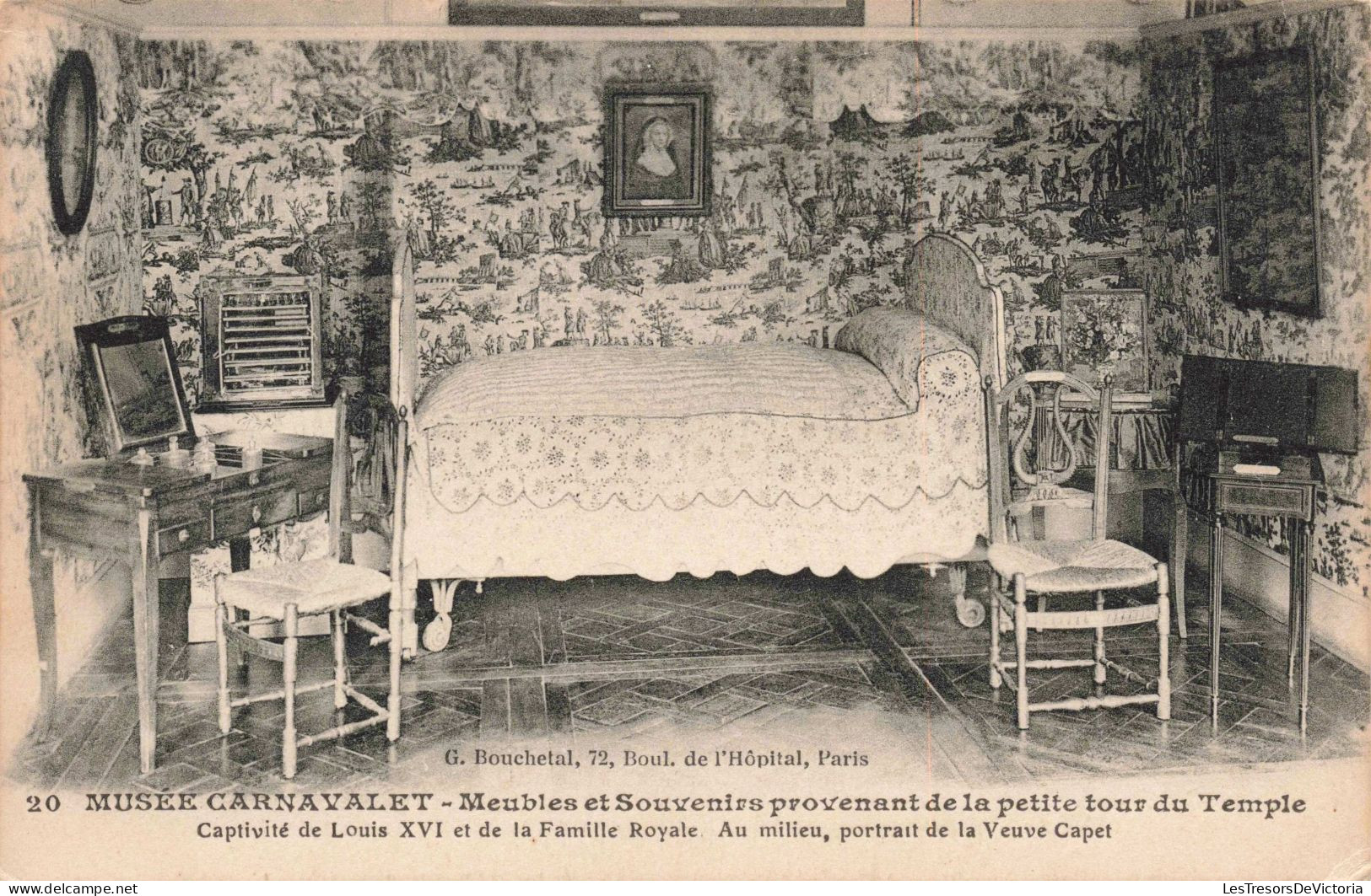 FRANCE - Musée Carnavalet - Meubles Et Souvenirs Provenant De La Petite Tour Du Temple - Carte Postale Ancienne - Musées