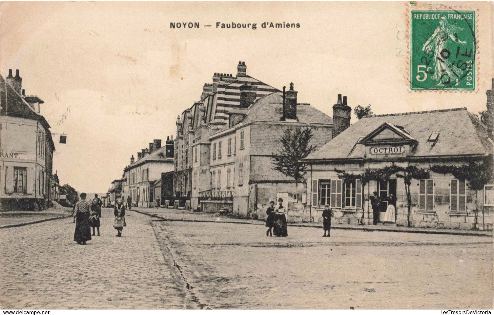 FRANCE - Compiègne - Noyon - Faubourg D'Amiens - Carte Postale Ancienne - Compiegne