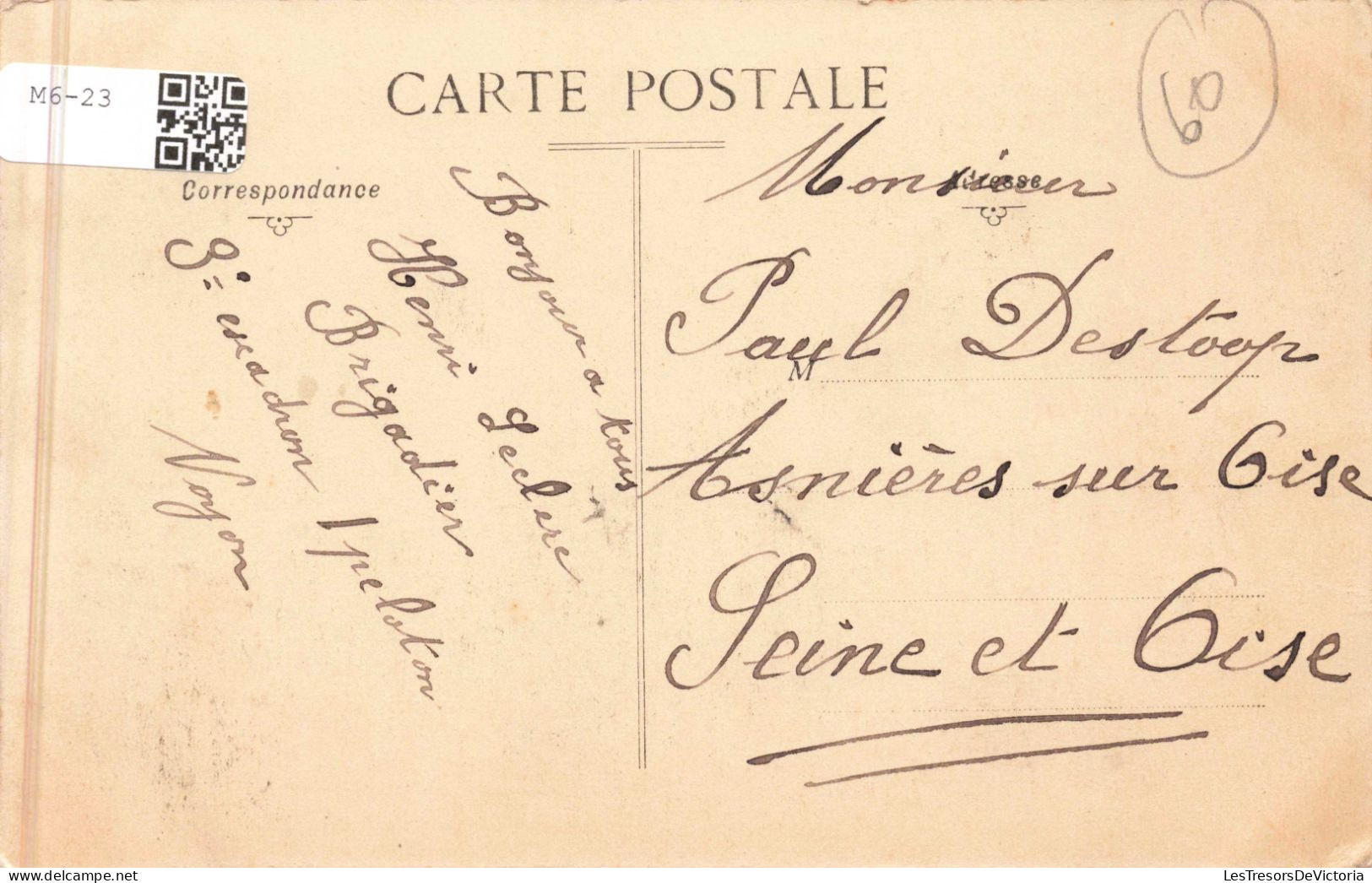 FRANCE - Compiègne - Noyon - Faubourg D'Amiens - Carte Postale Ancienne - Compiegne