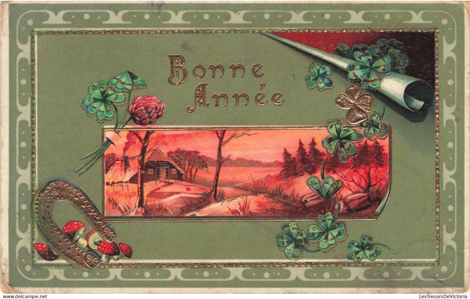 FÊTES - VŒUX - Bonne Année - Colorisé - Carte Postale Ancienne - New Year