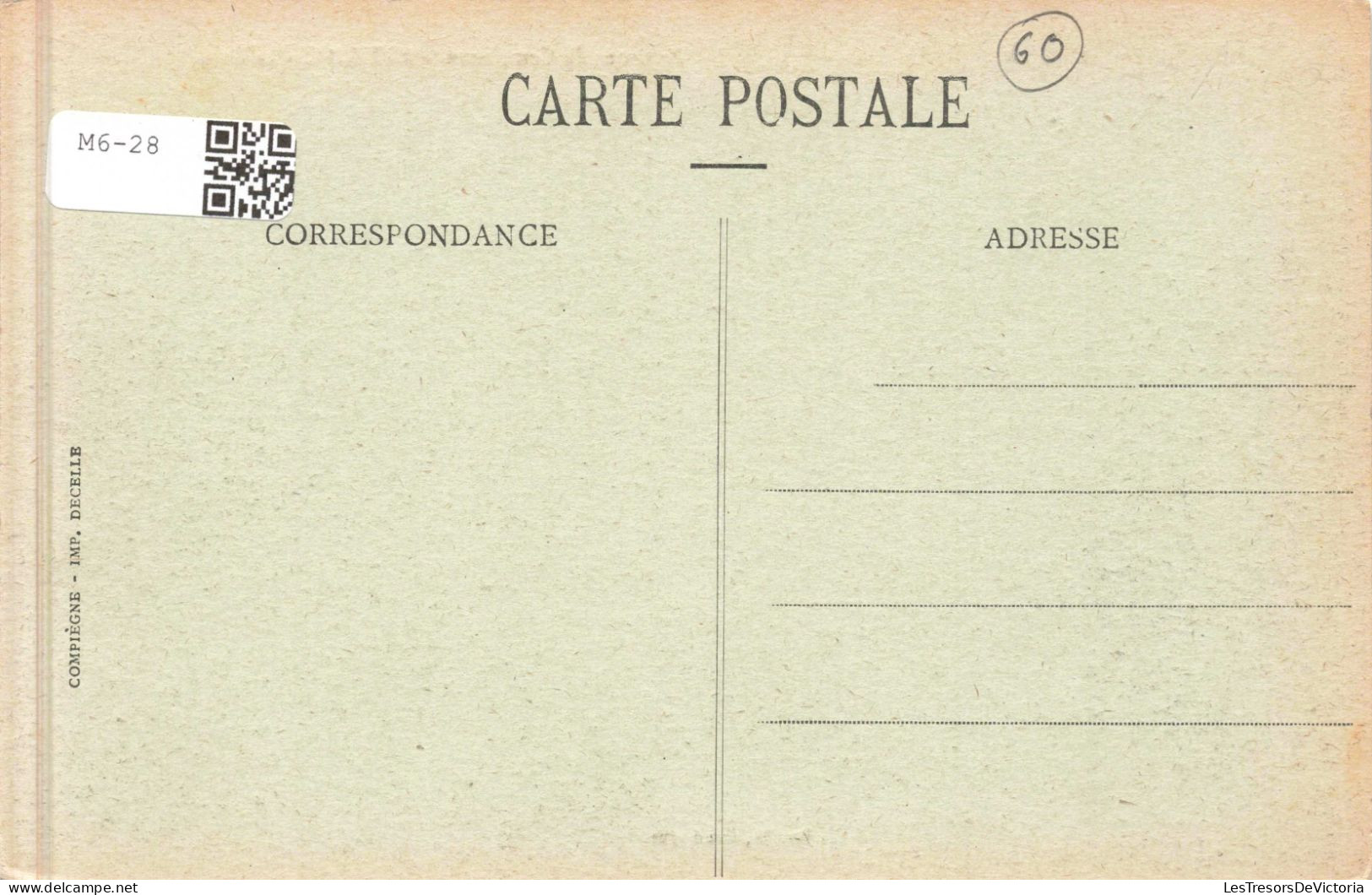FRANCE - Compiègne - Attichy - La Gare - Carte Postale Ancienne - Compiegne