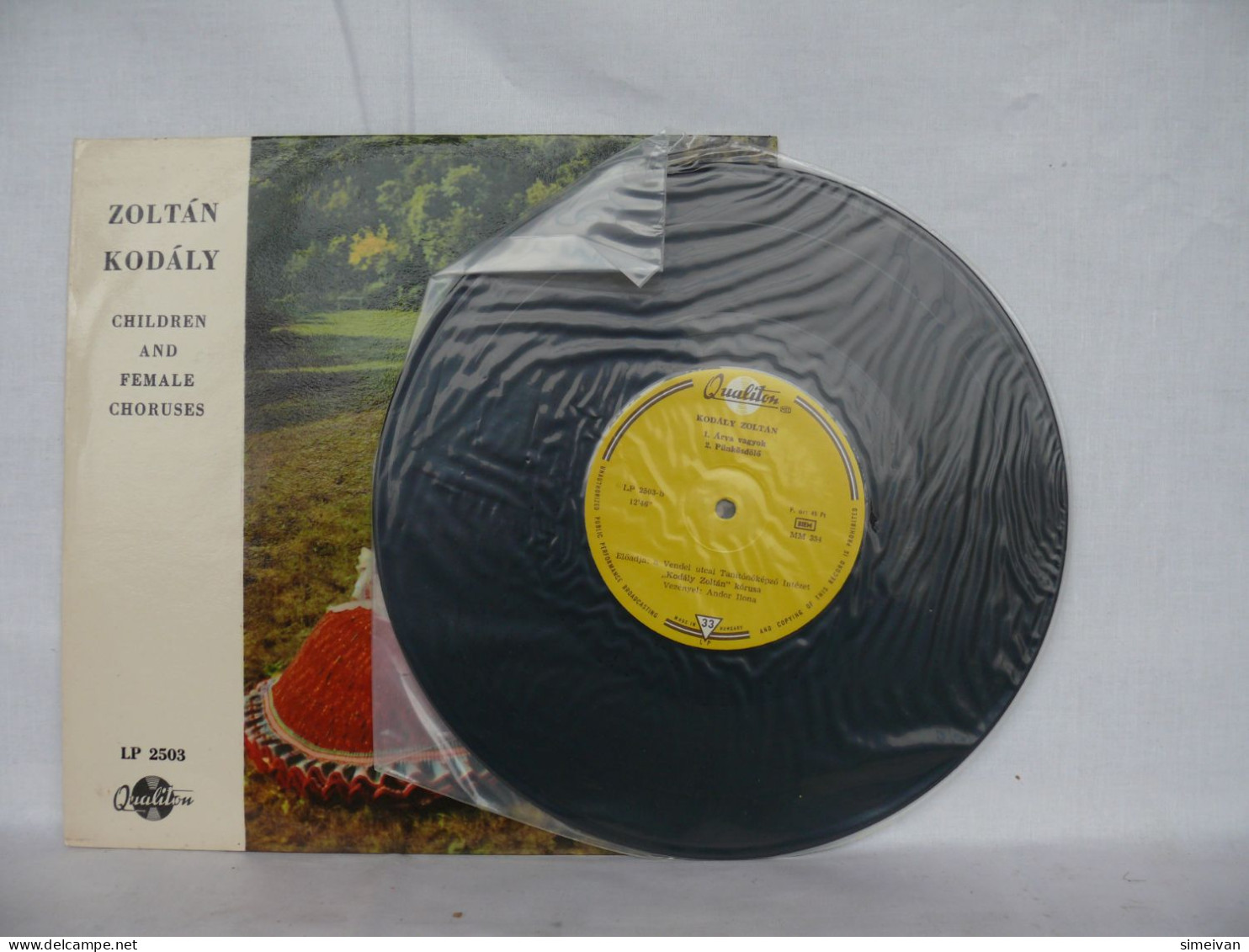 ZOLTAN KODALY CHILDREN AND FEMALE CHORUSES VINYL MADE IN HUNGARY QUALITON #1692 - Kinderlieder