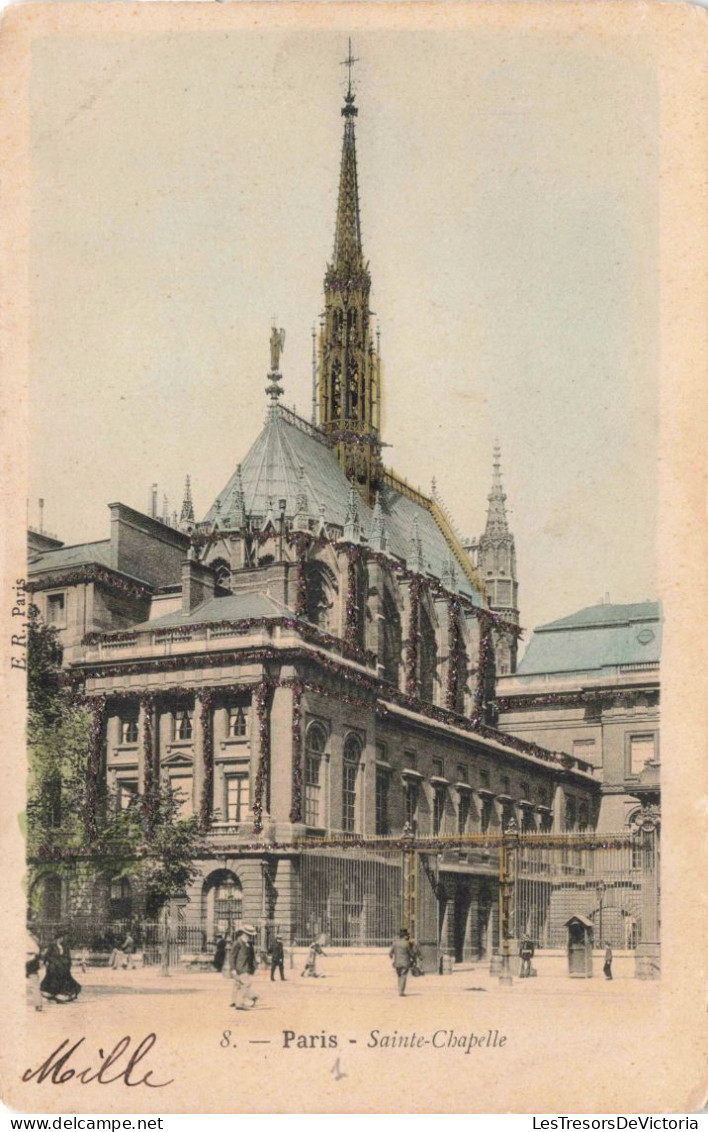 FRANCE - Paris - Sainte Chapelle - Colorisé - Carte Postale Ancienne - Eglises