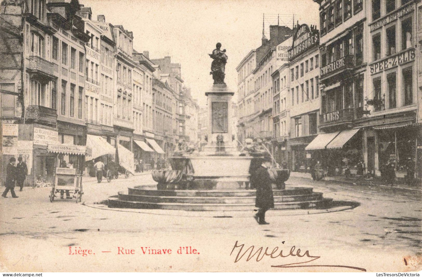 BELGIQUE - Liège - Rue Vinave D' Ile - Carte Postale Ancienne - Liege