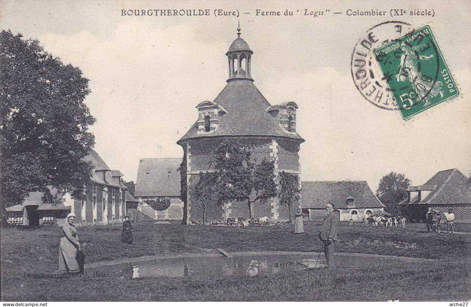 CPA - 27 - BOURTHEROULDE - Ferme Du Logis - Bourgtheroulde