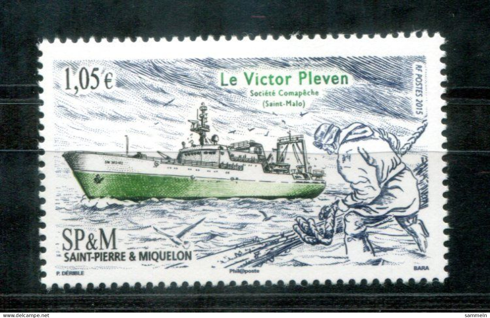 SAINT PIERRE & MIQUELON 1220 Mnh - Fischerei, Fishing, Pêche, Schiff, Ship, Bateau - Unused Stamps
