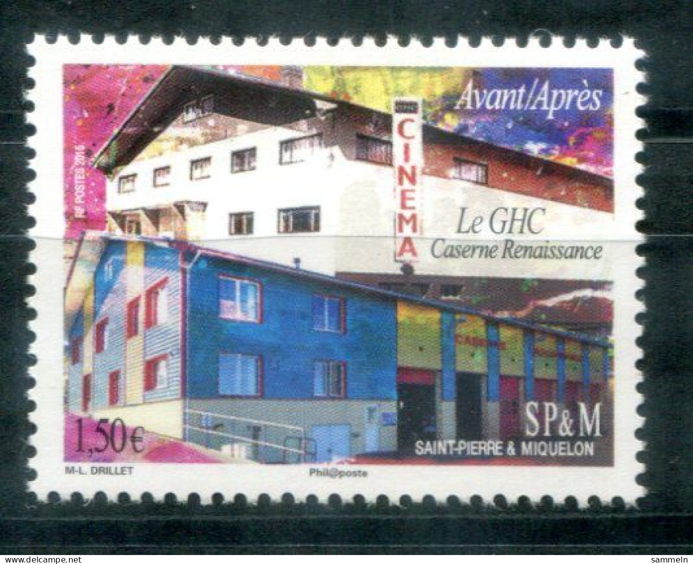 SAINT PIERRE & MIQUELON 1225 Mnh - Kaserne, Barracks, Caserne - Unused Stamps