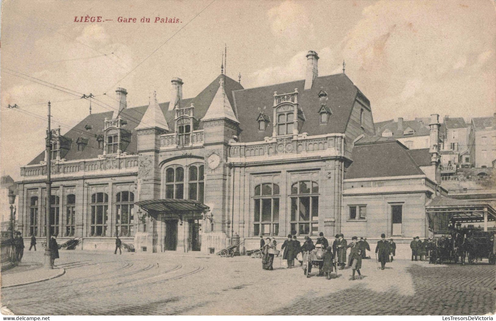 BELGIQUE - Liège - Gare Du Palais - Carte Postale Ancienne - Liege