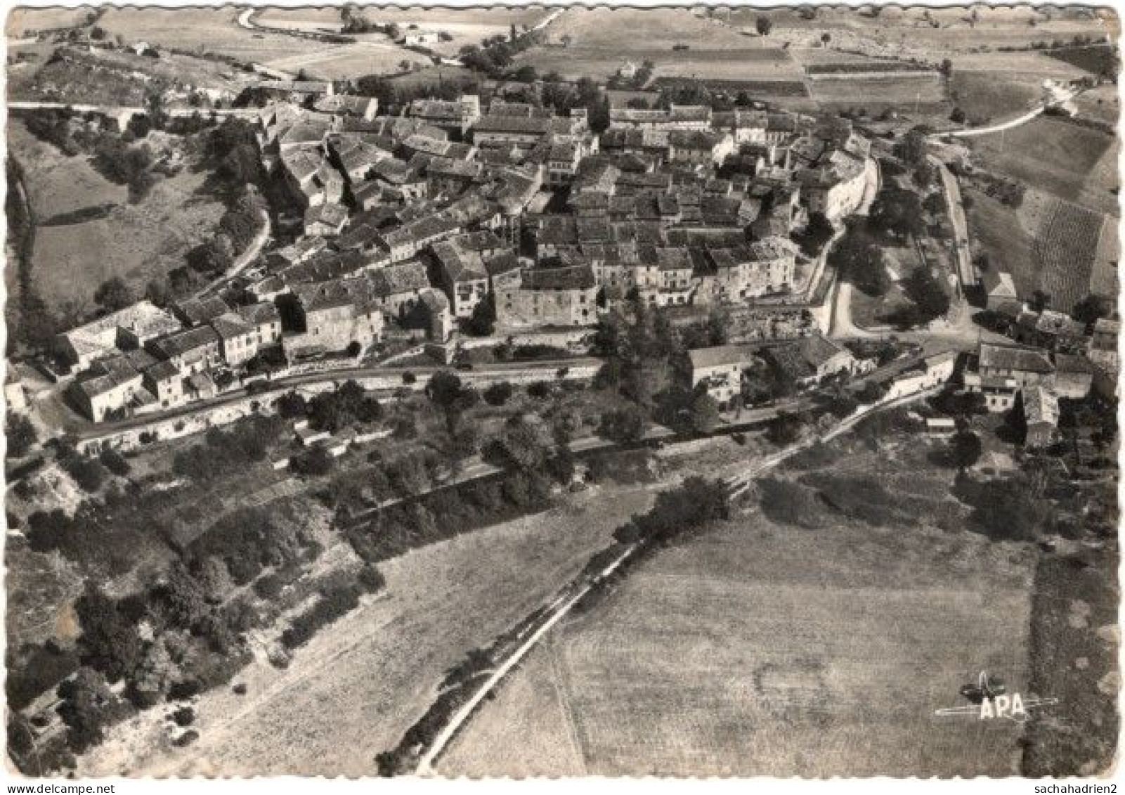 81. Gf. CASTELNAU-DE-MONTMIRAL. Vue Aérienne. 10336 - Castelnau De Montmirail