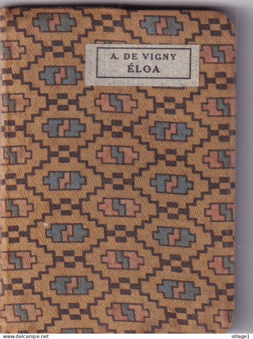 ELOA Ou La Soeur Des Anges - Mystère - Alfred De Vigny BIBLIOTHEQUE MINIATURE N° 65 - PAYOT - French Authors