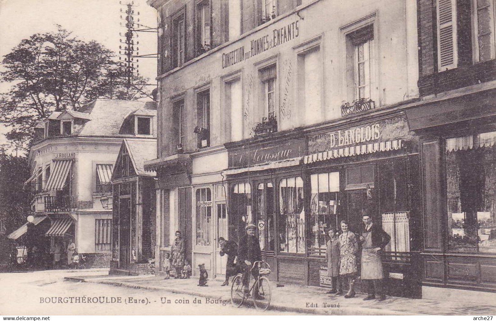 CPA - 27 - BOURTHEROULDE - Un Coin Du Bourg - Bourgtheroulde