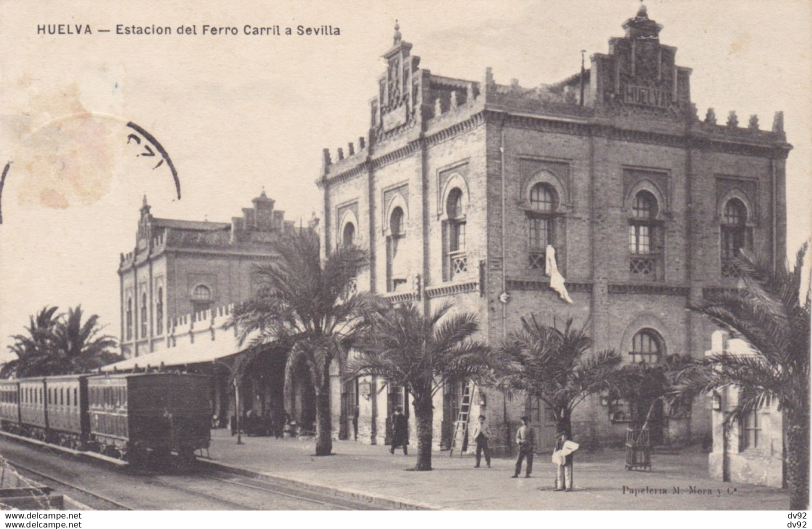 ESPAGNE HUELVA ESTACION DEL FERRO CARRIL A SEVILLA - Huelva