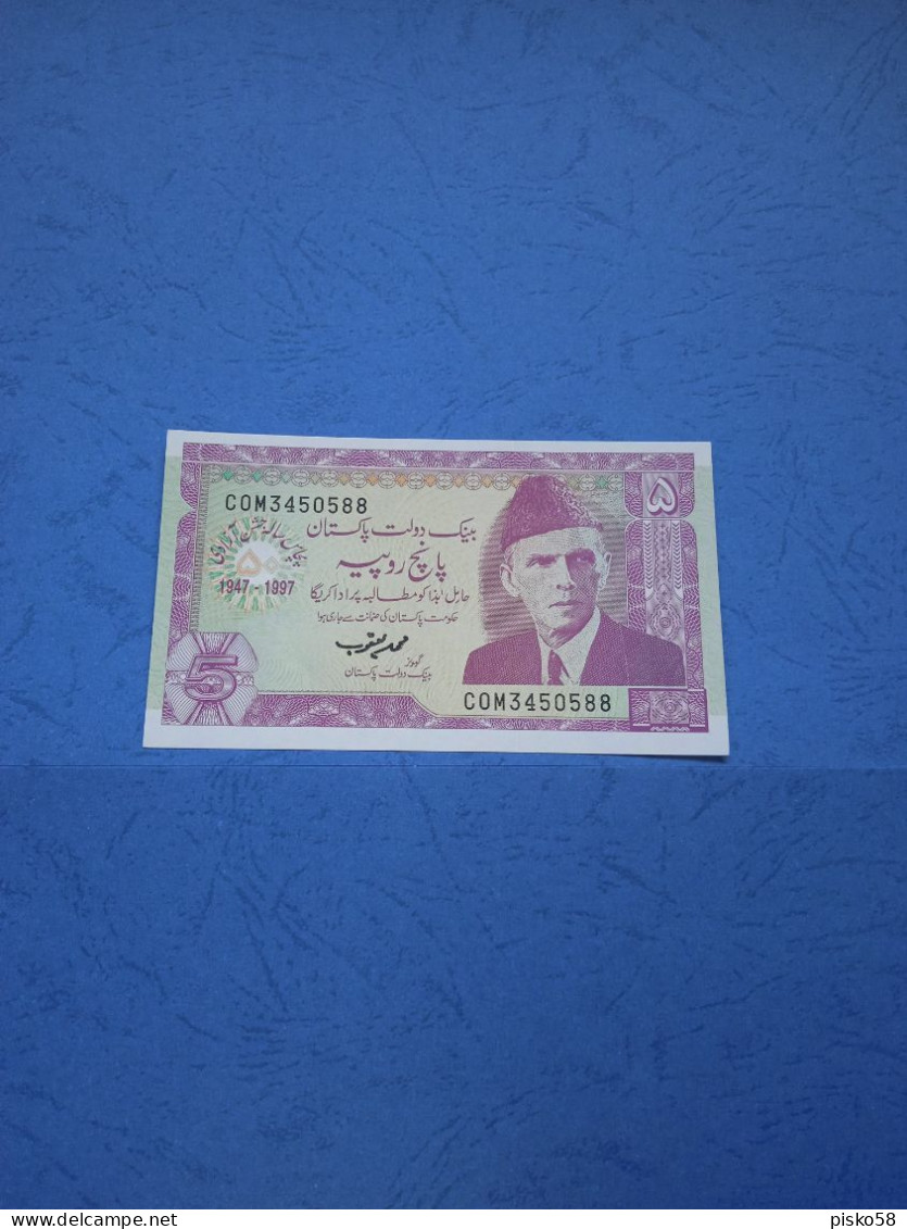 PAKISTAN-P44 5R 1997 UNC - Pakistan