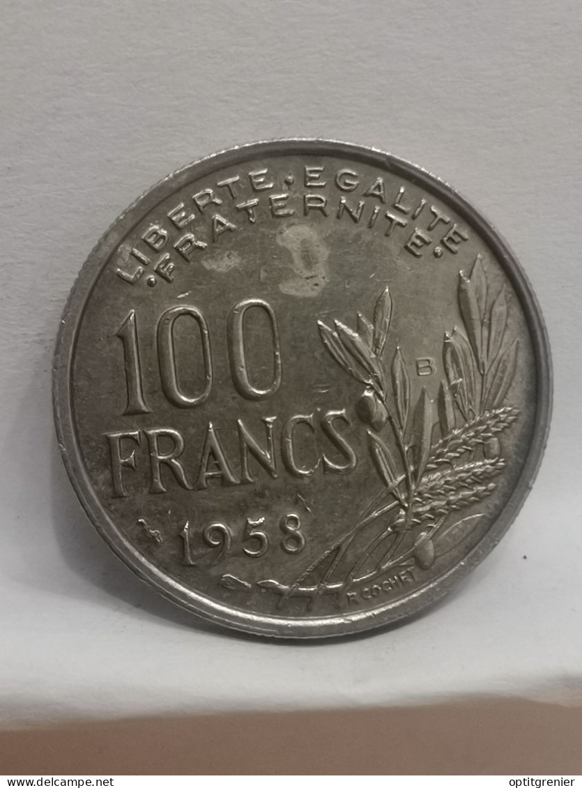 100 FRANCS COCHET 1958 B BEAUMONT-LE-ROGER FRANCE - 100 Francs