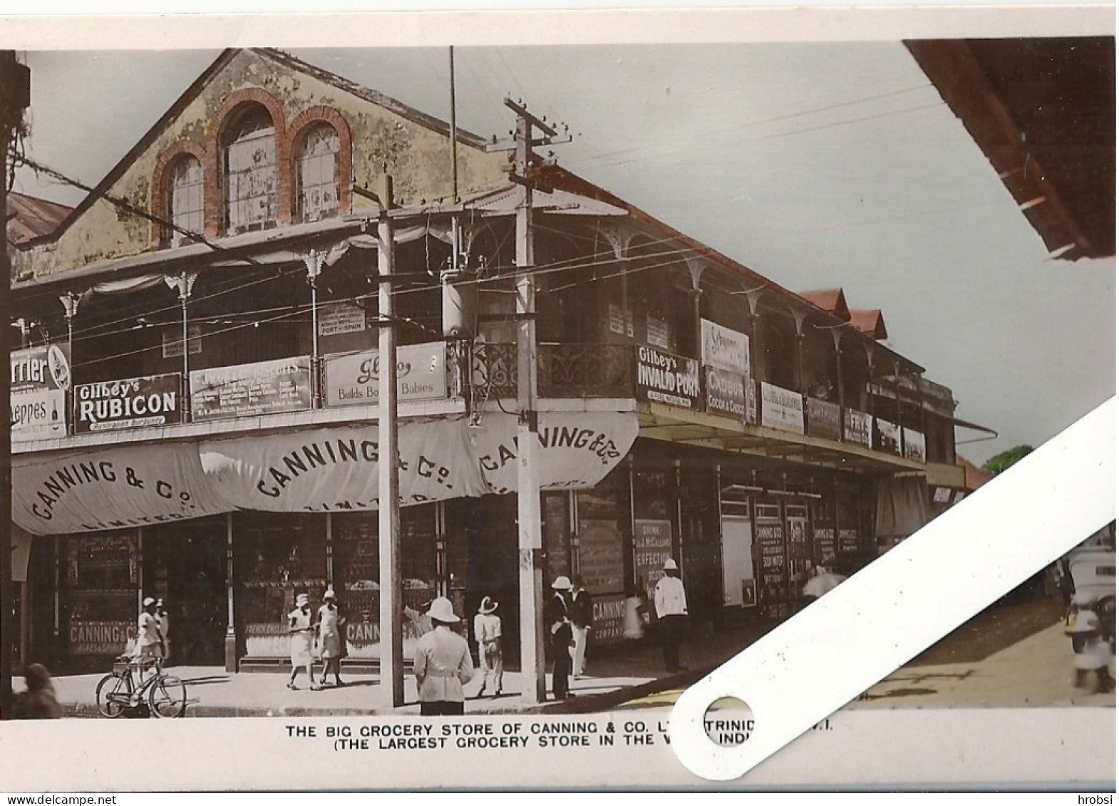 Espagne, Trinidad B W I, The  Big Grocery Store Of Canning And Co. - Colecciones Y Lotes