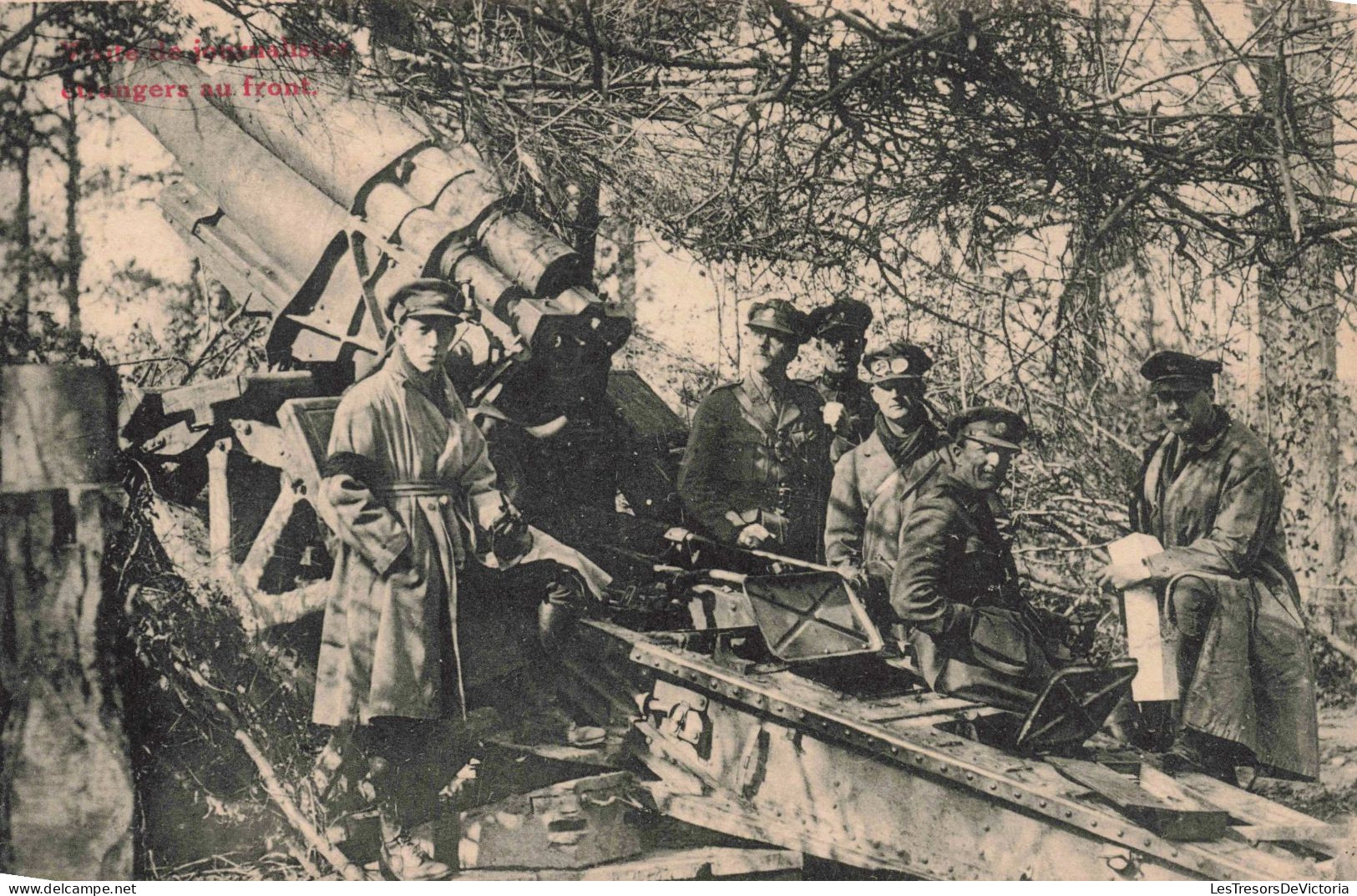 MILITARIA - Régiments - Des Soldats Assis Sur Un Canon - Carte Postale Ancienne - Regimente